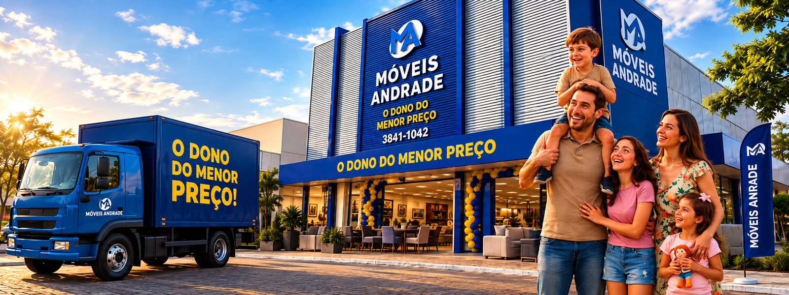 Banner Móveis Andrade